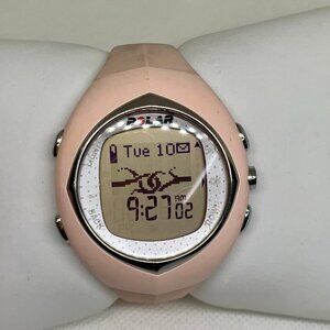 Polar F6 women’s digital watch multifunction 40mm silver pink tones running